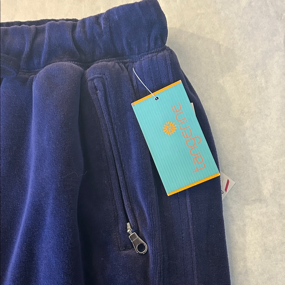 Tangerine Midnight Purple Velvet Pants - Picture 5 of 7